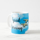 C-130 Hercules Good Morning Tasse 2 (Vorderseite Links)