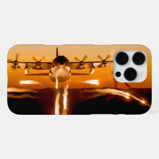 C-130 HERCULES iPhone HÜLLE (Rückseite (Horizontal))