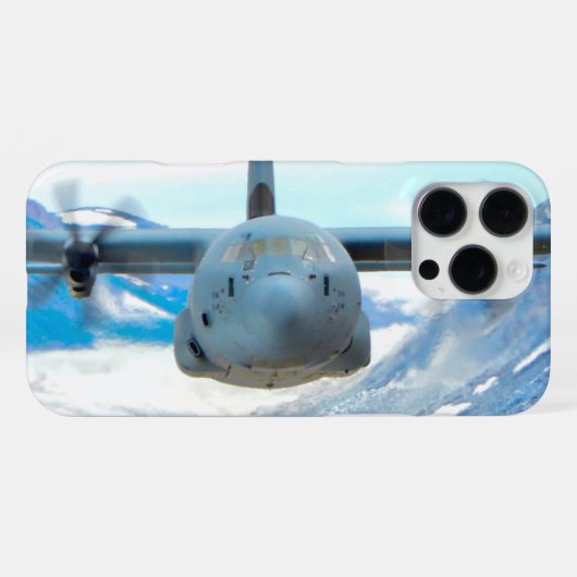 C-130 HERCULES iPhone HÜLLE (Rückseite (Horizontal))