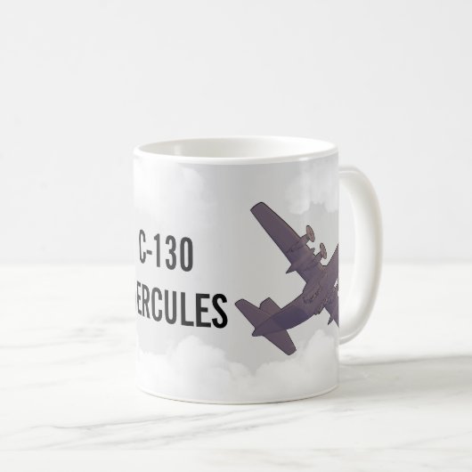 C-130 Hercules-Kaffee-Tasse Kaffeetasse (VorderseiteRechts)