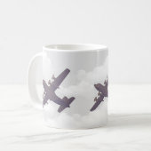 c-130 Hercules-Kaffee-Tasse Kaffeetasse (Vorderseite Links)