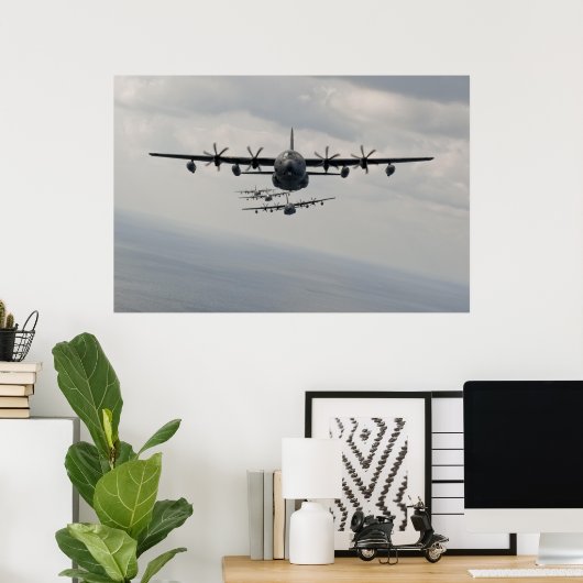 C-130 Hercules Line Up Poster (Heimbüro)