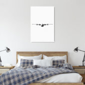 C-130 Hercules Military Aircraft Leinwanddruck (Insitu (Schlafzimmer))