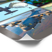 C-130 HERCULES "MONTAGE" POSTER (Ecke)