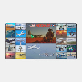 C-130 HERCULES "MONTAGE" SCHREIBTISCHUNTERLAGE