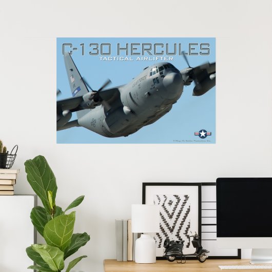 C-130 Hercules Poster (Heimbüro)
