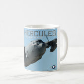C-130 Hercules-Tasse Kaffeetasse (VorderseiteRechts)