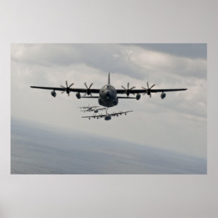 C-130 Herkules Anordnung Poster