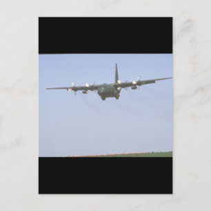 C-130 Herkules-Ansatz_Militärische Luftfahrzeuge Postkarte