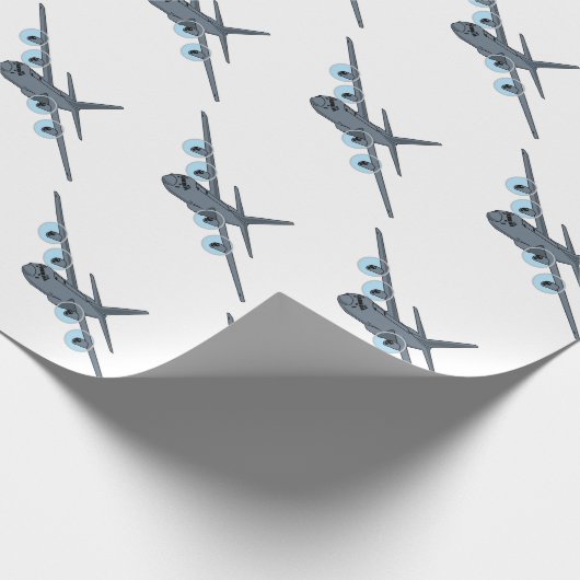 C-130 Herkules Geschenkpapier (Ecke)
