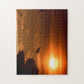 C-130 Herkules im Abend Puzzle (Vertikal)