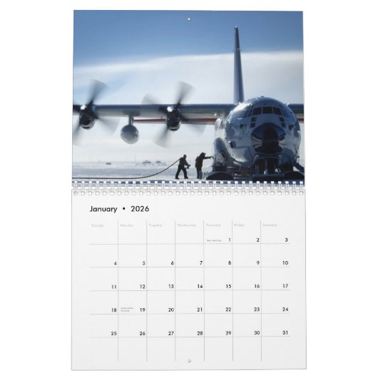 C-130 Herkules-Kalender Kalender (Jan 2026)