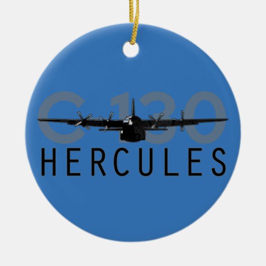 C-130 Herkules Keramik Ornament (Vorne)