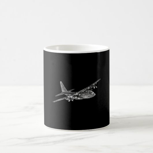 C-130 Herkules - Militär Kaffeetasse (Mittel)