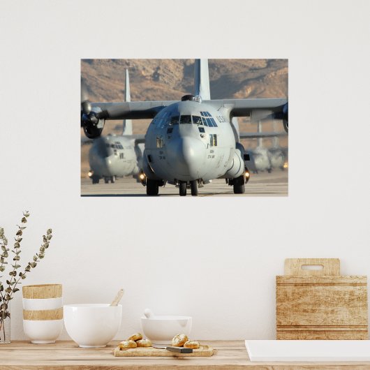 C-130 Herkules Poster (Küche)