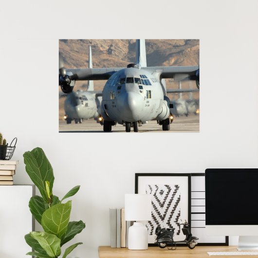 C-130 Herkules Poster (Heimbüro)