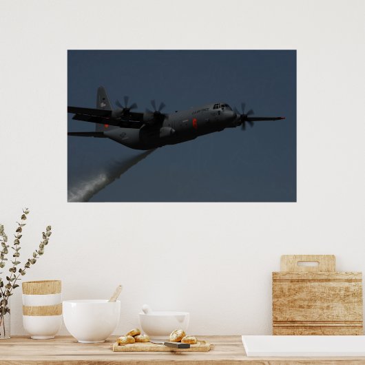 C-130 Herkules Poster (Küche)