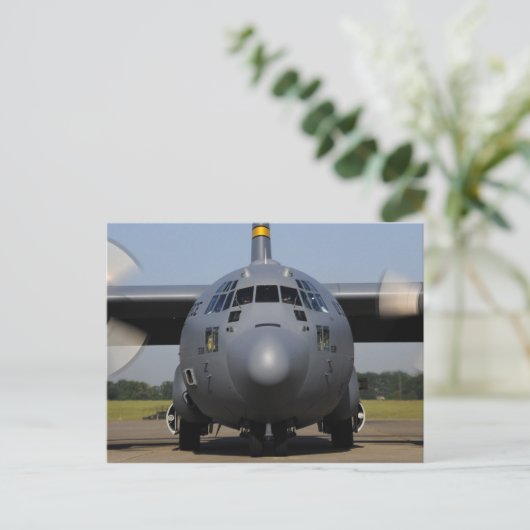 C-130 Herkules Postkarte (Stehend Vorderseite)