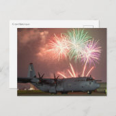 C-130 Herkules Postkarte (Vorne/Hinten)
