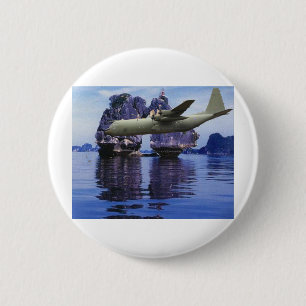 C-130 irgendwo im South Pacific Button