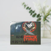 C-130 Ō HERCULES TRANSPORT AIRCRAFT NOSE ART POSTKARTE (Stehend Vorderseite)