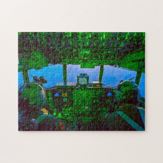 C-130H HERCULES COCKPIT (11x14 INCH) Puzzle (Horizontal)