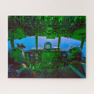 C-130H HERCULES COCKPIT (16x20 INCH) Puzzle