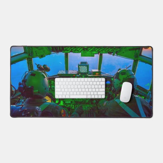 C-130H HERCULES COCKPIT SCHREIBTISCHUNTERLAGE (Tastatur & Maus)