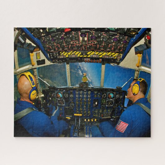 C-130T HERCULES COCKPIT (16x20 INCH) Puzzle (Horizontal)