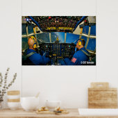 C-130T HERCULES COCKPIT POSTER (Küche)