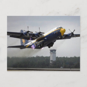 C-130T Hercules - "Fat Albert" Blue Angels Postcar Postkarte