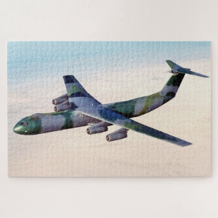 C-141 Starlifter Militärischer strategischer Luftt Puzzle