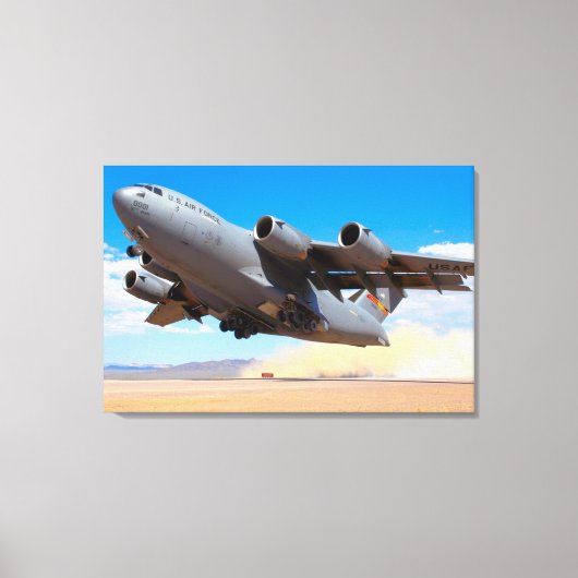 C-17 GLOBEMASTER III 24x36 Leinwanddruck (Vorderseite)