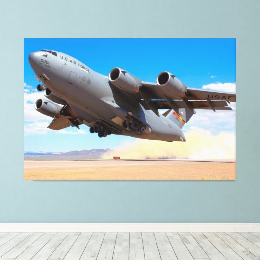 C-17 GLOBEMASTER III 40x60 Leinwanddruck (Insitu (Holzboden))