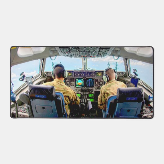 C-17 GLOBEMASTER III COCKPIT SCHREIBTISCHUNTERLAGE (Vorderseite)