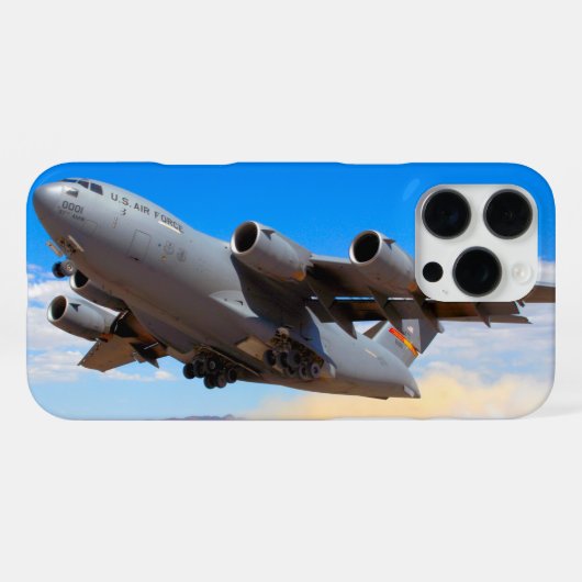 C-17 GLOBEMASTER III iPhone HÜLLE (Rückseite (Horizontal))