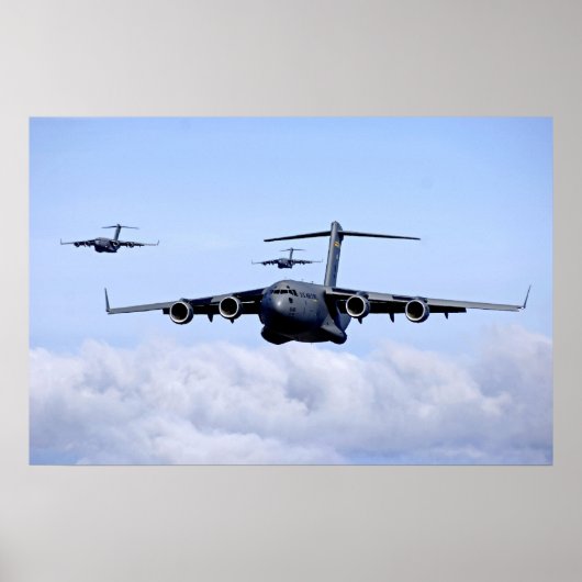 C-17 Globemaster III Luftfahrzeuge Poster (Vorne)