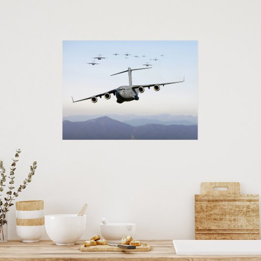 C-17 Globemaster III Poster (Küche)