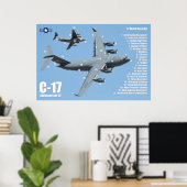 C-17 GLOBEMASTER III POSTER (Heimbüro)