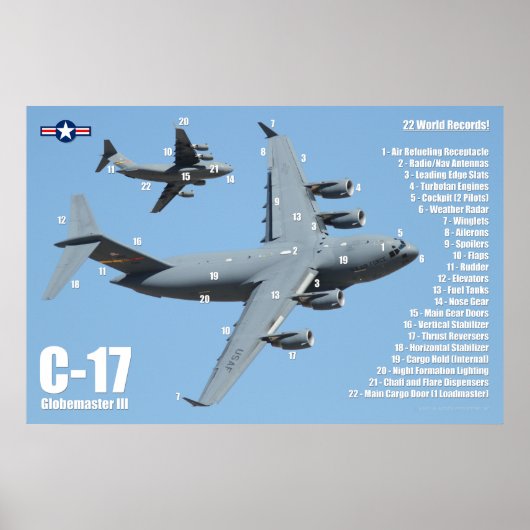 C-17 GLOBEMASTER III POSTER (Vorne)