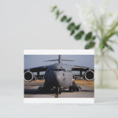 C-17 Globemaster III Postkarte (Stehend Vorderseite)