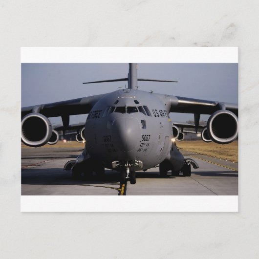 C-17 Globemaster III Postkarte (Vorderseite)
