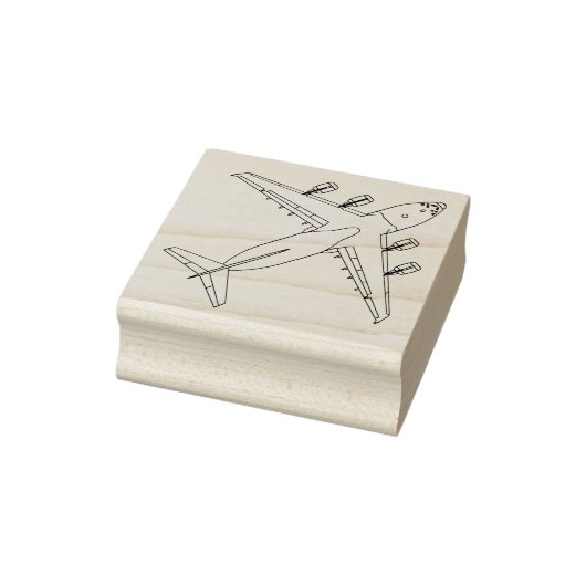 C-17 Globemaster Line Art Gummi Briefmarke Gummistempel (Stempel)