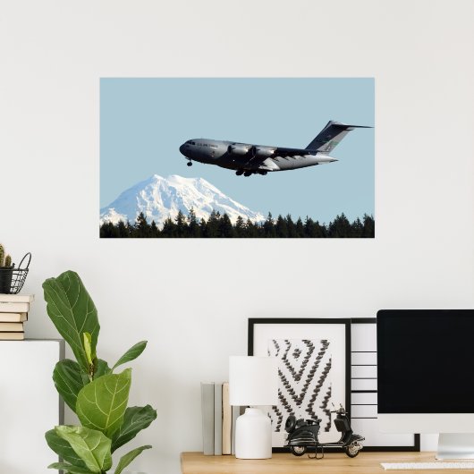 C-17 Globemaster Poster (Heimbüro)