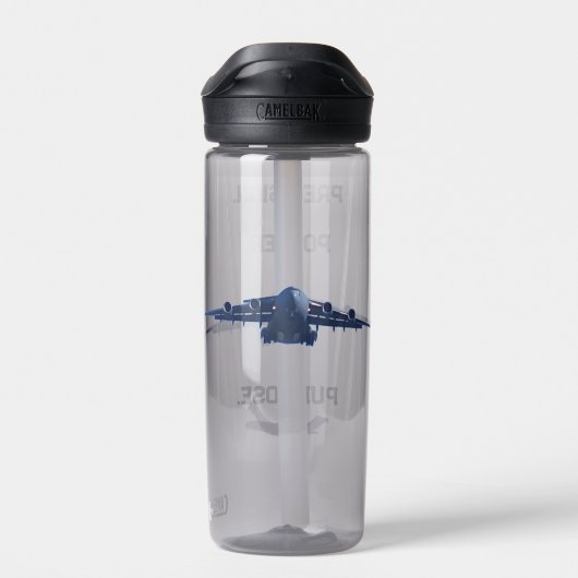 C-17 GLOBEMASTER PRECISION POWER PURPOSE TRINKFLASCHE (Rückseite)