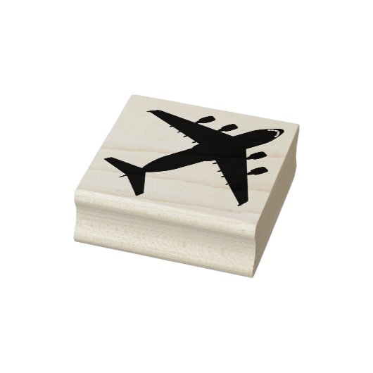 C-17 Globemaster Silhouette Gummi Briefmarke Gummistempel (Stempel)