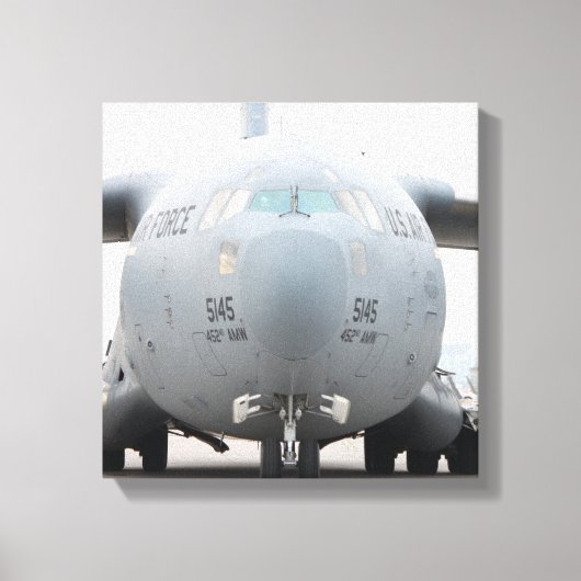 C-17 Globemaster v2 Wrapped Canvas Leinwanddruck (Vorderseite)