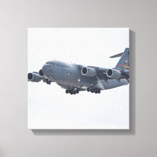 C-17 Globemaster Wrapped Canvas Leinwanddruck (Vorderseite)