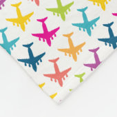 C-17 Transport Jet Individuelle Name Baby Blanket Fleecedecke (Ecke)