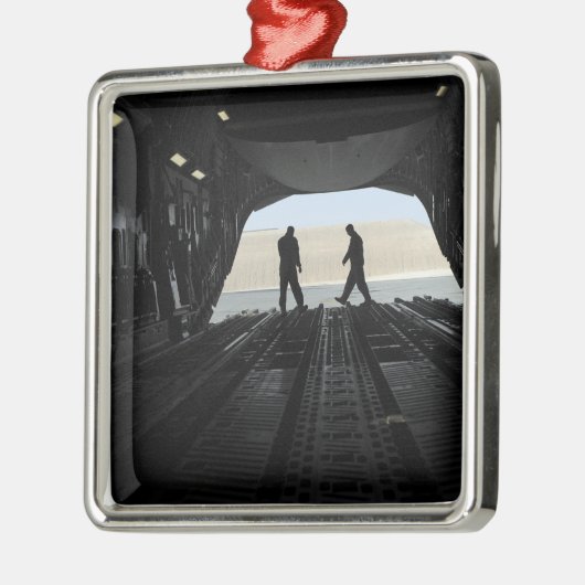 C-17A Globemaster III Ornament Aus Metall (Links)